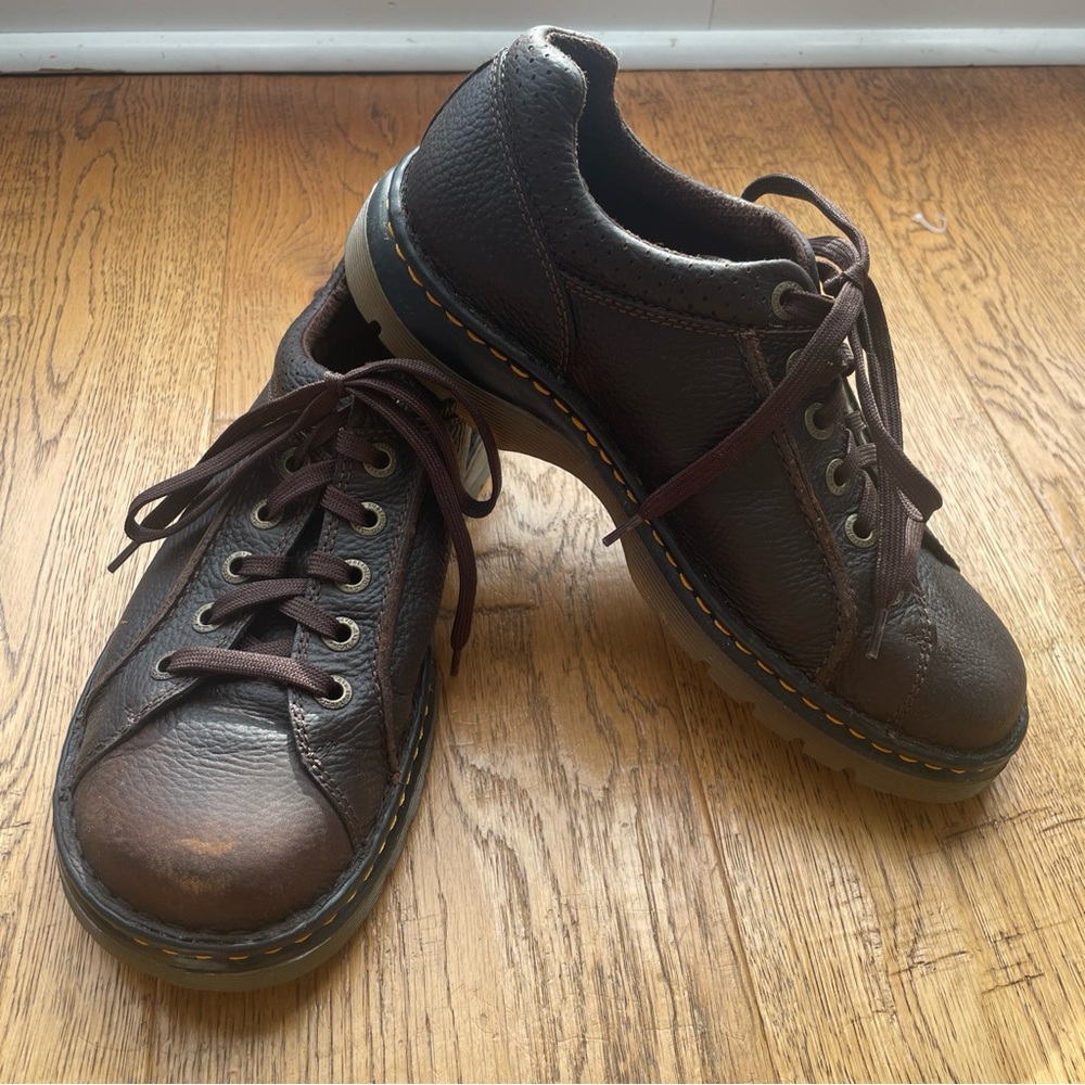 Dr Martens Oxford Brown Leather Shoes AW004  Mens 9